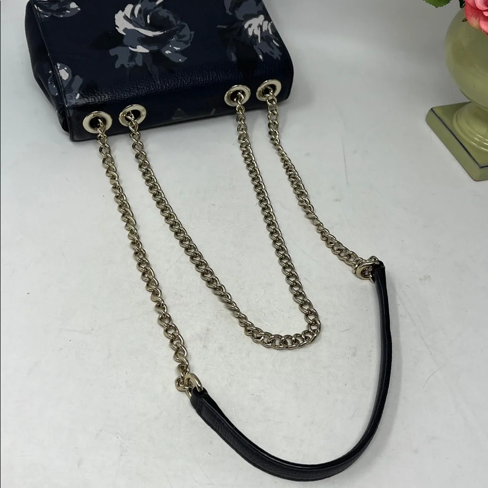 KATE SPADE New York Briar Lane Night Rose Mini Emelyn Chain Shoulder Bag